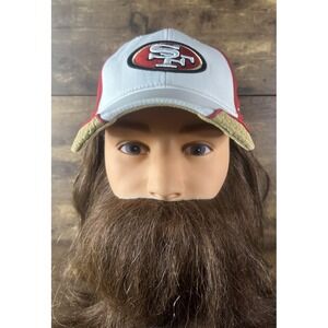 San Francisco 49ers Reebok On Field Hat Size S/M Fast And Safe Shipping NFL